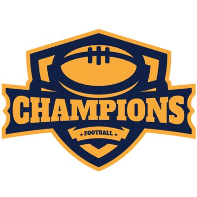 Champions Football logo template Miniatura