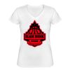 Playera Dama: Algodón Peinado Cuello V Miniatura