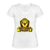 Playera Dama: Algodón Peinado Cuello V Miniatura