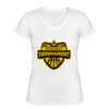 Playera Dama: Algodón Peinado Cuello V Miniatura