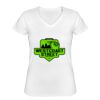Playera Dama: Algodón Peinado Cuello V Miniatura