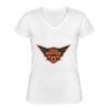 Playera Dama: Algodón Peinado Cuello V Miniatura