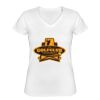 Playera Dama: Algodón Peinado Cuello V Miniatura