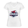 Playera Dama: Algodón Peinado Cuello V Miniatura