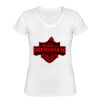 Playera Dama: Algodón Peinado Cuello V Miniatura