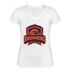 Playera Dama: Algodón Peinado Cuello V Miniatura