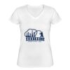 Playera Dama: Algodón Peinado Cuello V Miniatura