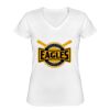 Playera Dama: Algodón Peinado Cuello V Miniatura