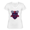 Playera Dama: Algodón Peinado Cuello V Miniatura