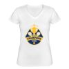 Playera Dama: Algodón Peinado Cuello V Miniatura
