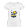 Playera Dama: Algodón Peinado Cuello V Miniatura