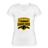 Playera Dama: Algodón Peinado Cuello V Miniatura