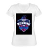 Playera Dama: Algodón Peinado Cuello V Miniatura