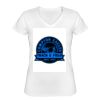 Playera Dama: Algodón Peinado Cuello V Miniatura