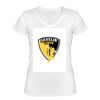 Playera Dama: Algodón Peinado Cuello V Miniatura