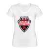 Playera Dama: Algodón Peinado Cuello V Miniatura