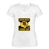 Playera Dama: Algodón Peinado Cuello V Miniatura