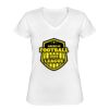 Playera Dama: Algodón Peinado Cuello V Miniatura