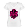 Playera Dama: Algodón Peinado Cuello V Miniatura