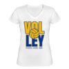 Playera Dama: Algodón Peinado Cuello V Miniatura