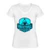 Playera Dama: Algodón Peinado Cuello V Miniatura