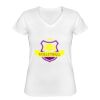 Playera Dama: Algodón Peinado Cuello V Miniatura