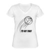 Playera Dama: Algodón Peinado Cuello V Miniatura