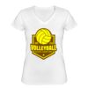 Playera Dama: Algodón Peinado Cuello V Miniatura