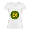 Playera Dama: Algodón Peinado Cuello V Miniatura
