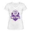 Playera Dama: Algodón Peinado Cuello V Miniatura