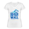 Playera Dama: Algodón Peinado Cuello V Miniatura