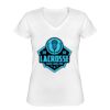 Playera Dama: Algodón Peinado Cuello V Miniatura