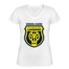 Playera Dama: Algodón Peinado Cuello V Miniatura