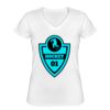 Playera Dama: Algodón Peinado Cuello V Miniatura