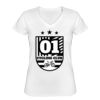 Playera Dama: Algodón Peinado Cuello V Miniatura