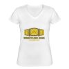 Playera Dama: Algodón Peinado Cuello V Miniatura