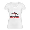 Playera Dama: Algodón Peinado Cuello V Miniatura
