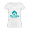 Playera Dama: Algodón Peinado Cuello V Miniatura