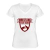 Playera Dama: Algodón Peinado Cuello V Miniatura