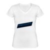 Playera Dama: Algodón Peinado Cuello V Miniatura