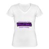 Playera Dama: Algodón Peinado Cuello V Miniatura