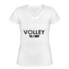 Playera Dama: Algodón Peinado Cuello V Miniatura