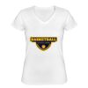 Playera Dama: Algodón Peinado Cuello V Miniatura