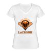 Playera Dama: Algodón Peinado Cuello V Miniatura