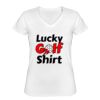 Playera Dama: Algodón Peinado Cuello V Miniatura