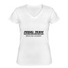 Playera Dama: Algodón Peinado Cuello V Miniatura