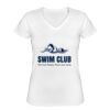 Playera Dama: Algodón Peinado Cuello V Miniatura