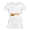 Playera Dama: Algodón Peinado Cuello V Miniatura