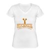 Playera Dama: Algodón Peinado Cuello V Miniatura