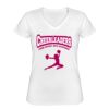 Playera Dama: Algodón Peinado Cuello V Miniatura